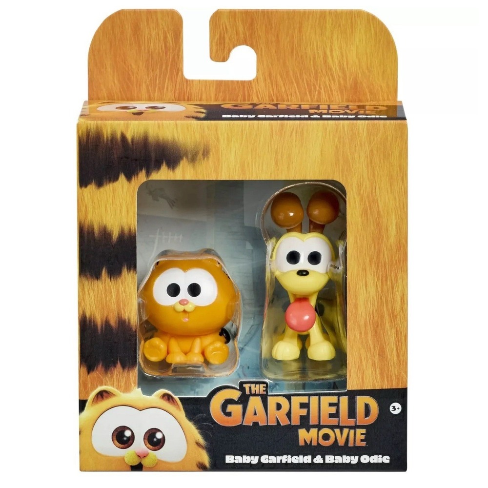The Garfield Movie Baby Garfield & Baby Odie 2-Inch Mini Figure 2-Pack